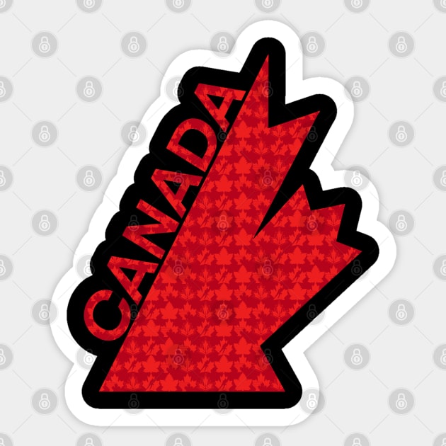 Canada Retro Sticker by BennySensei